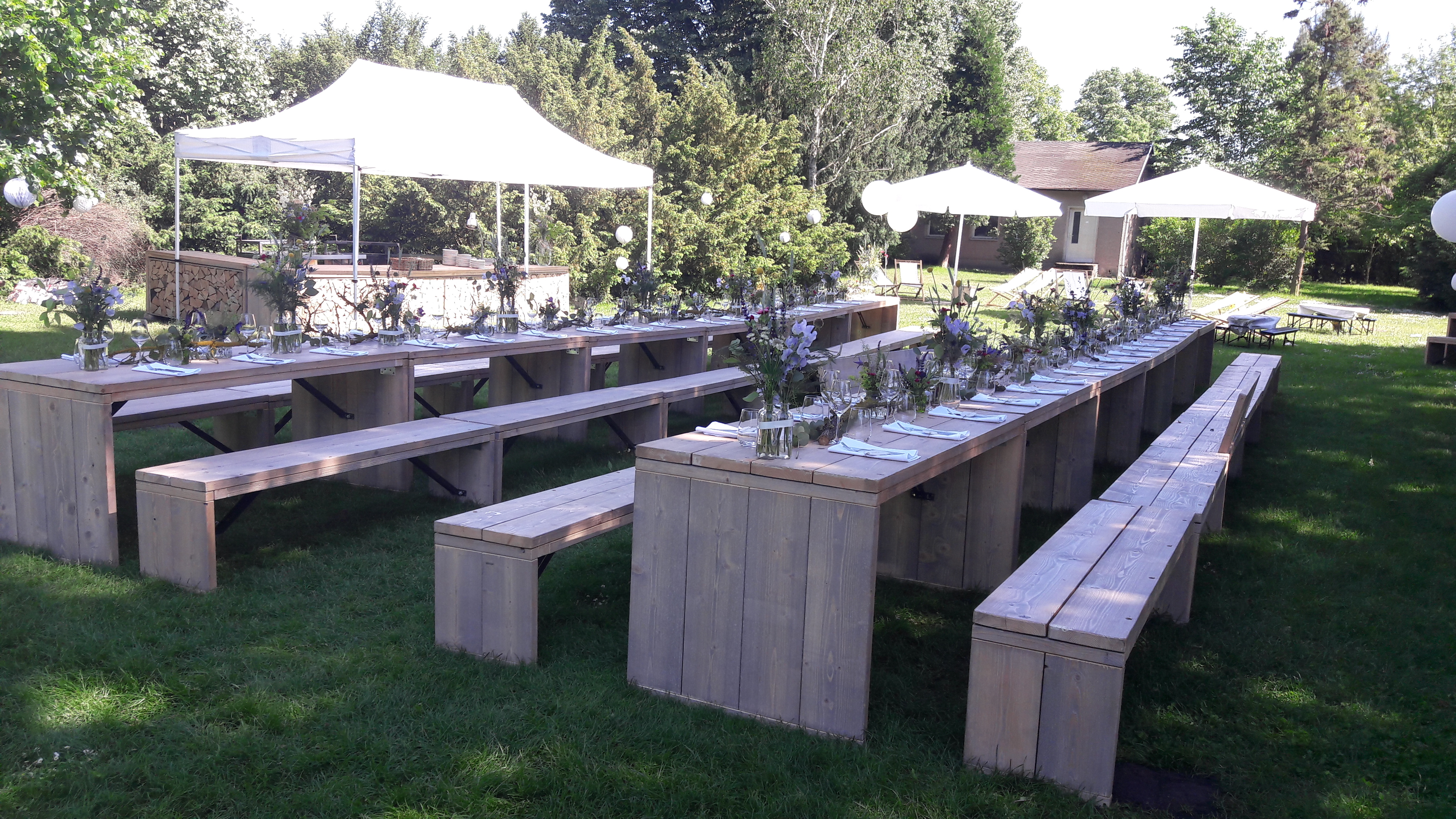 Sitztisch Toskana 178x76x76cm