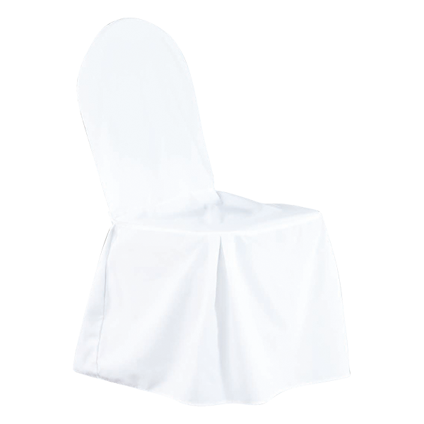 Husse weiß zu Polsterstuhl