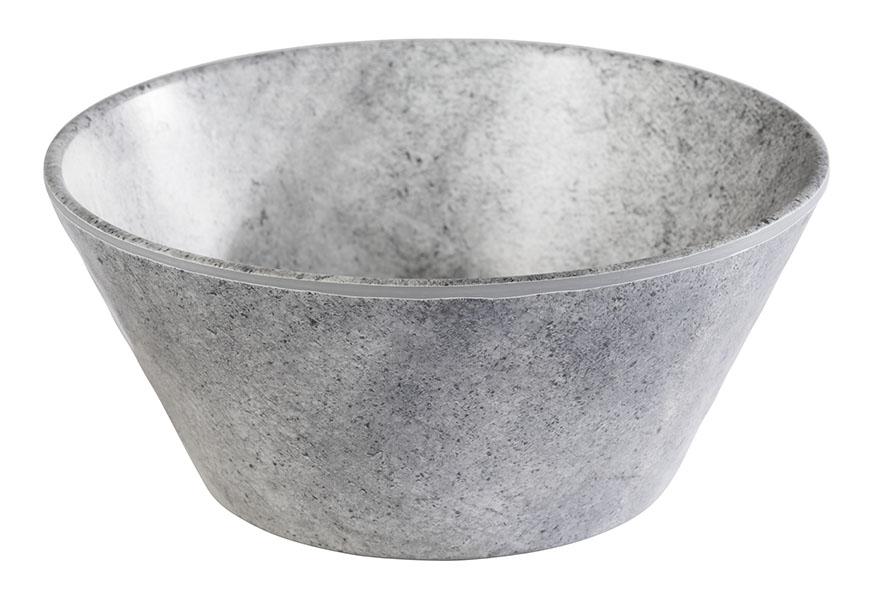 Schale "Element" beton rund 16cm