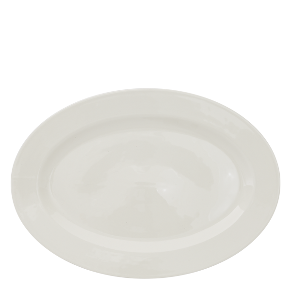 Buffetplatte Porzellan oval 45cm