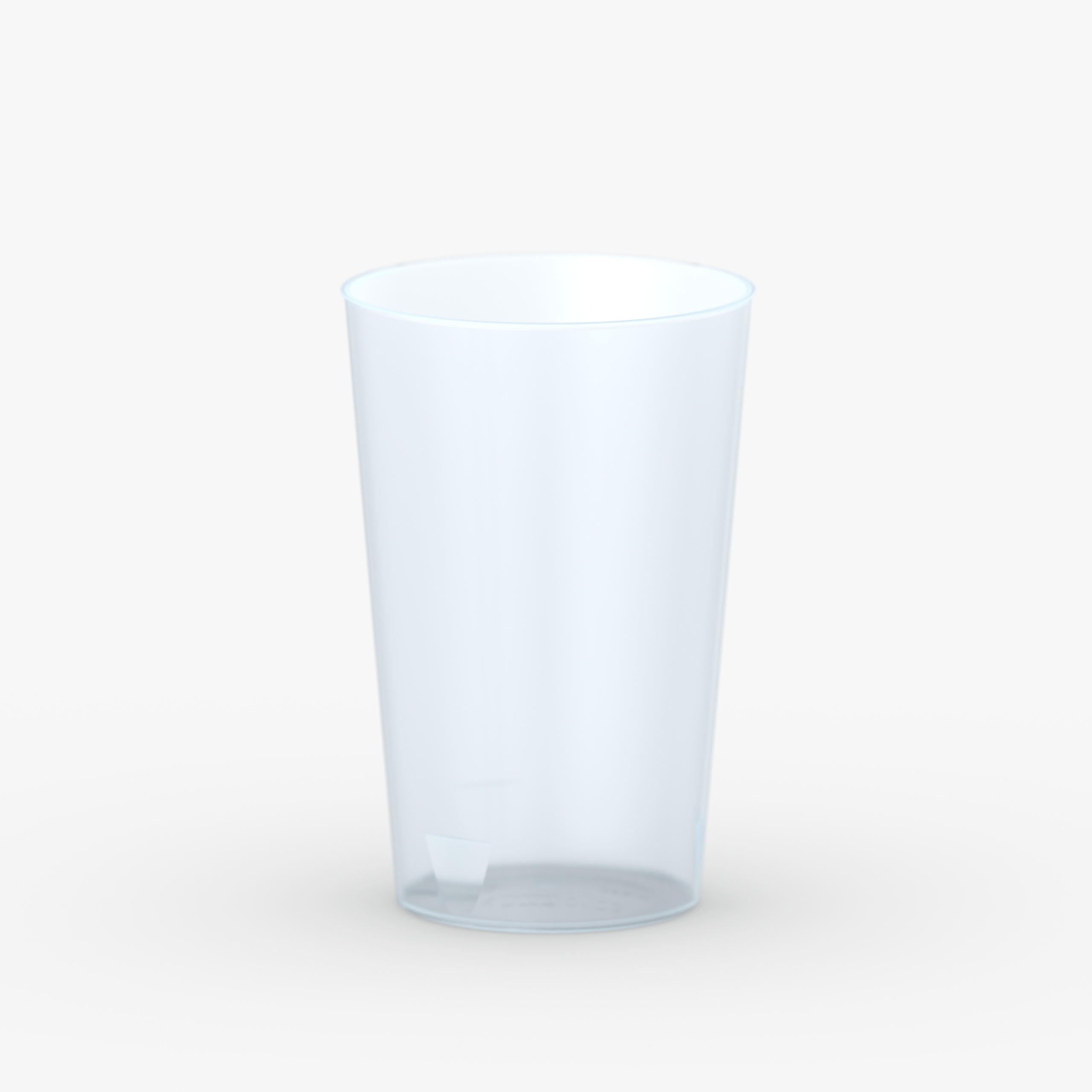 Becher neutral 0,5 Eichstrich