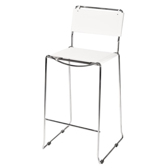 Classic high weiß Barhocker