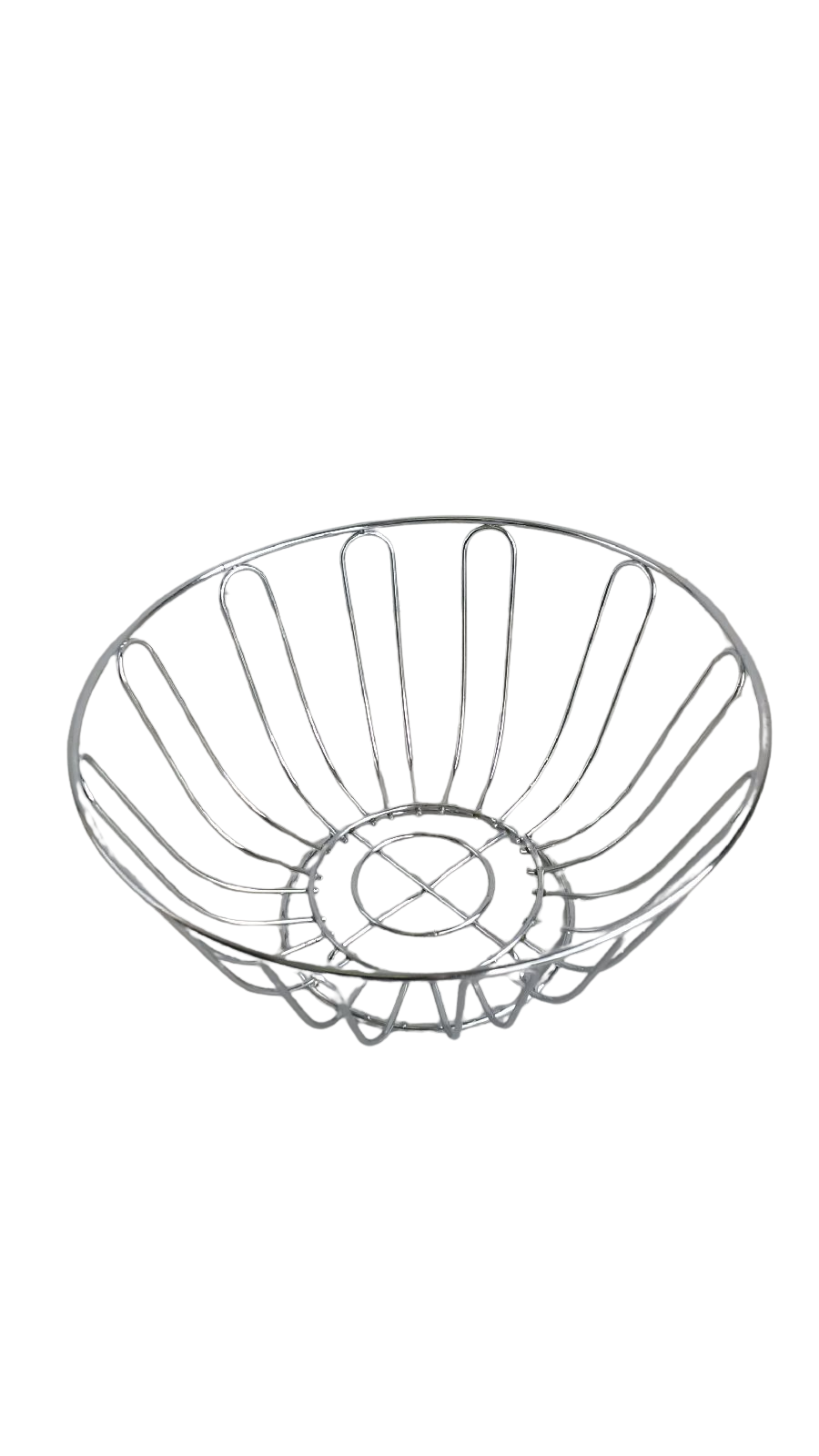 Obstkorb Chrom rund 24cm