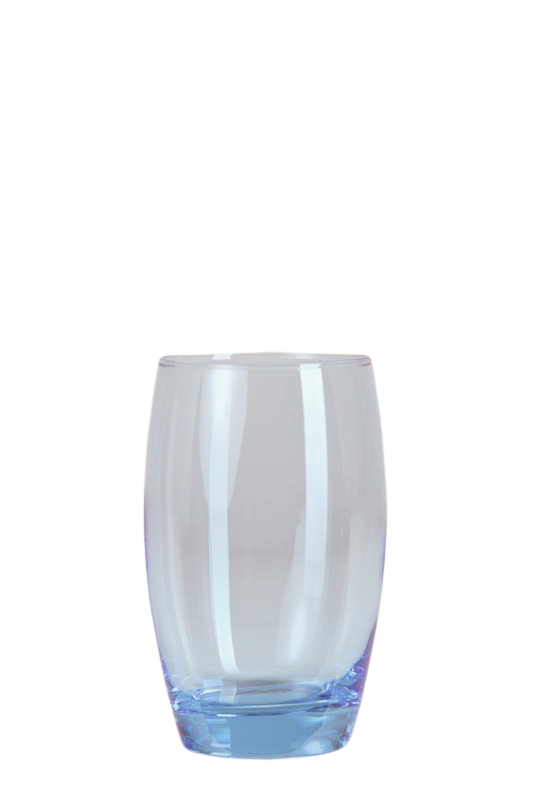 Wasserglas blau