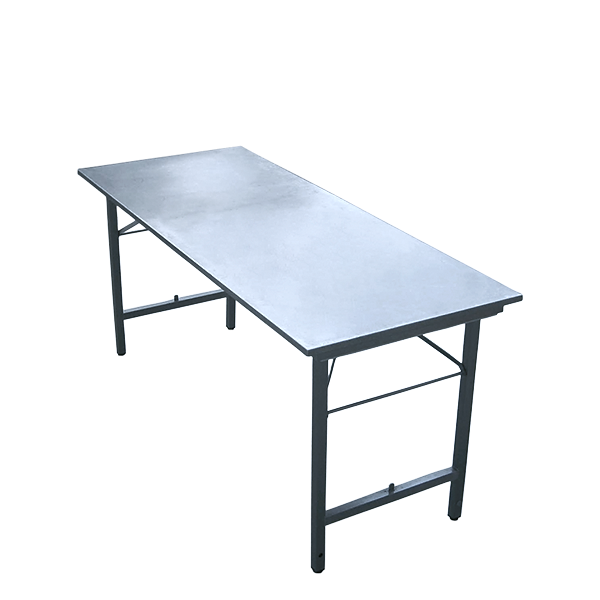 Arbeitstisch Edelstahl Köhler 160x70x85cm