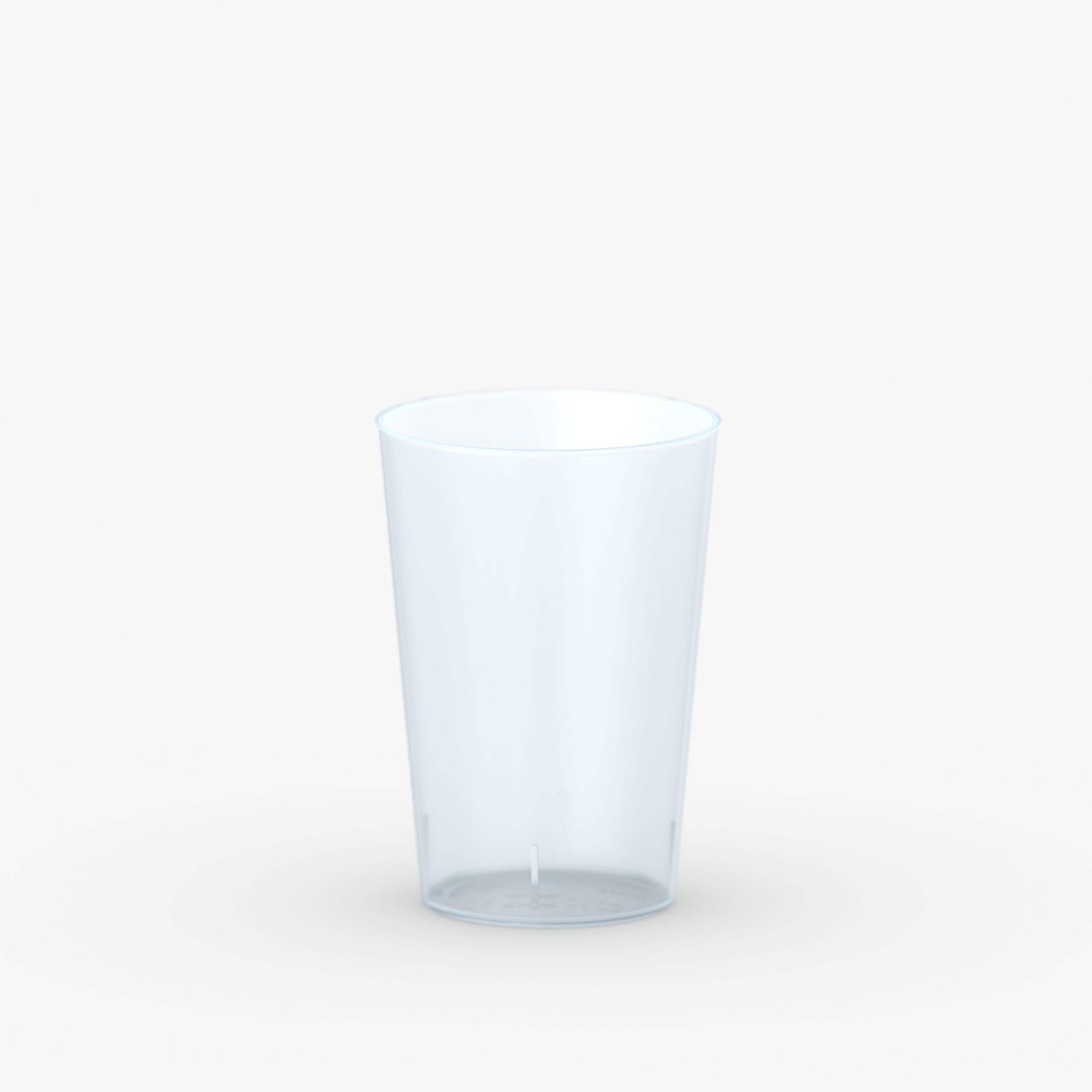 Becher neutral 0,2 / 0,25 Eichstrich