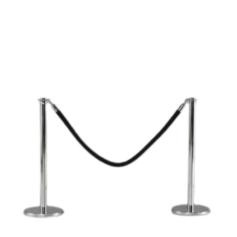 Absperrkordel Leder schwarz