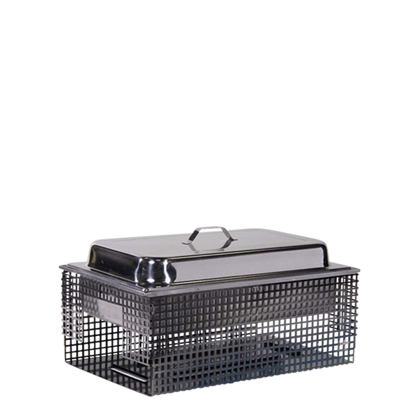 Chafing-Dish Gitteroptik schwarz