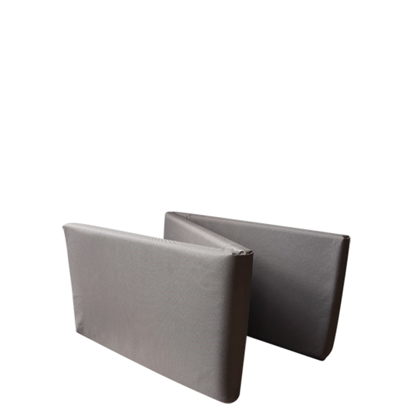 Polster Bank Toskana braun 3-teilig