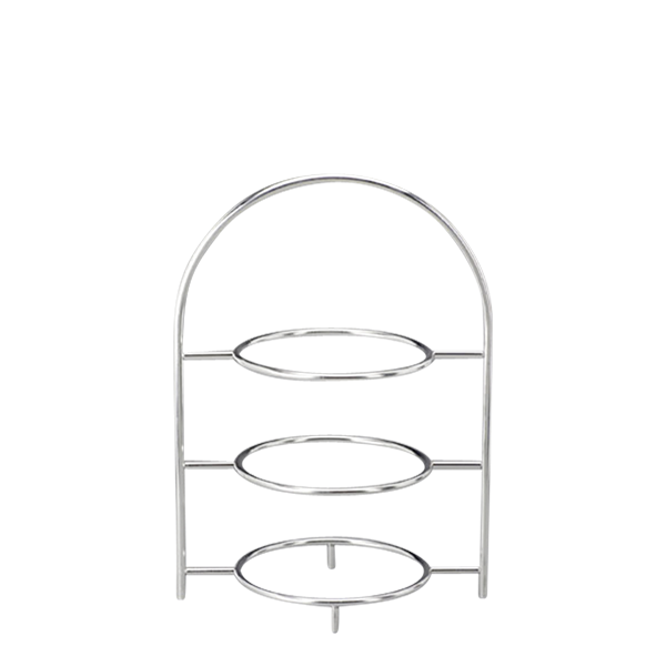 Dessertständer Chrom 3-stöckig