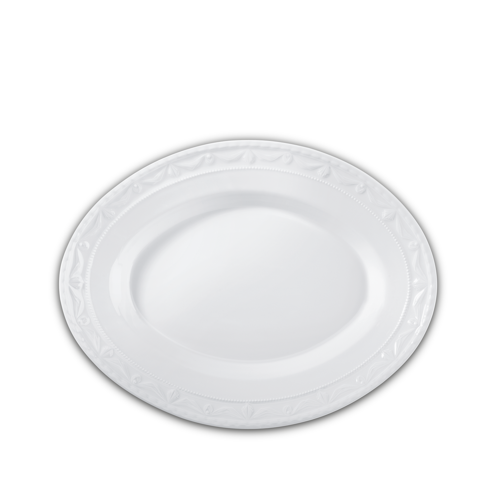 KURLAND Platte oval klein 33x25,5cm