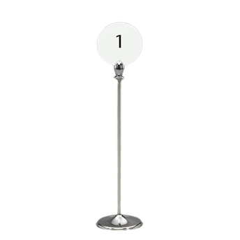 Tischnummernständer Edelstahl 47cm